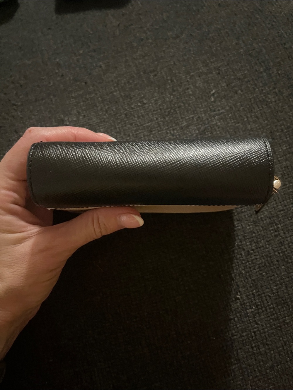 kate spade Two-Tone Zip Wallet - Blush & Black - Picture 10 of 14